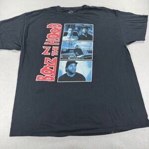 Boyz N The Hood Graphic T Shirt 2XL Black Ice‎ Cube Movie Streetwear Tee